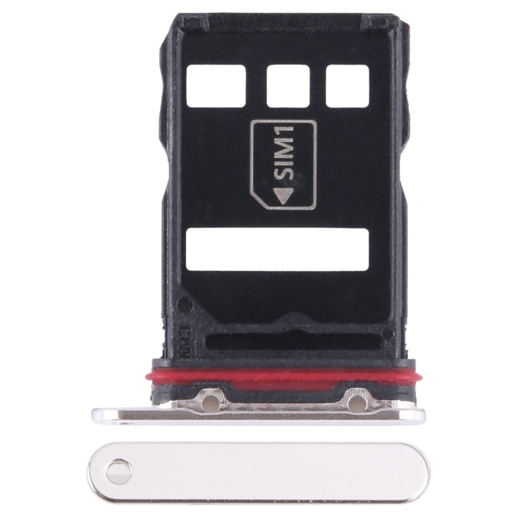 For Honor Magic5 Ultimate SIM + NM Card Tray (Silver) - Card Tray by buy2fix | Online Shopping UK | buy2fix