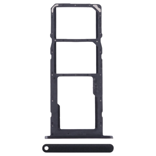 For Honor X10 Lite SIM + SIM + Micro SD Card Tray (Black) - Card Tray by buy2fix | Online Shopping UK | buy2fix