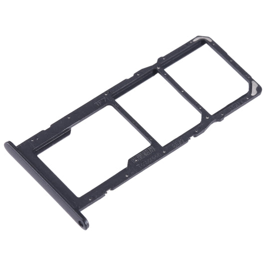 For Honor X10 Lite SIM + SIM + Micro SD Card Tray (Black) - Card Tray by buy2fix | Online Shopping UK | buy2fix