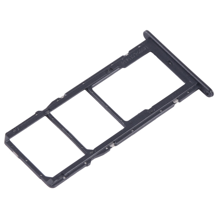 For Honor X10 Lite SIM + SIM + Micro SD Card Tray (Black) - Card Tray by buy2fix | Online Shopping UK | buy2fix