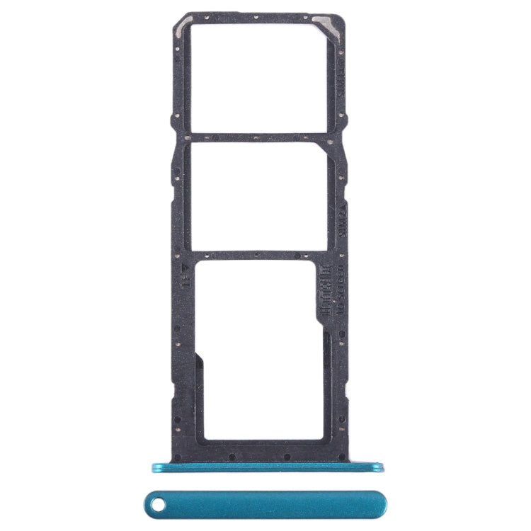 For Honor X10 Lite SIM + SIM + Micro SD Card Tray (Green) - Card Tray by buy2fix | Online Shopping UK | buy2fix