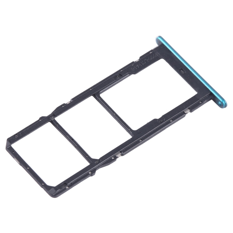 For Honor X10 Lite SIM + SIM + Micro SD Card Tray (Green) - Card Tray by buy2fix | Online Shopping UK | buy2fix