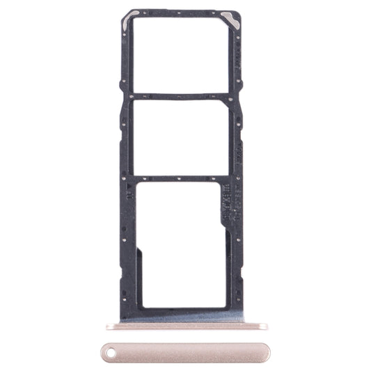 For Honor X10 Lite SIM + SIM + Micro SD Card Tray (Gold) - Card Tray by buy2fix | Online Shopping UK | buy2fix