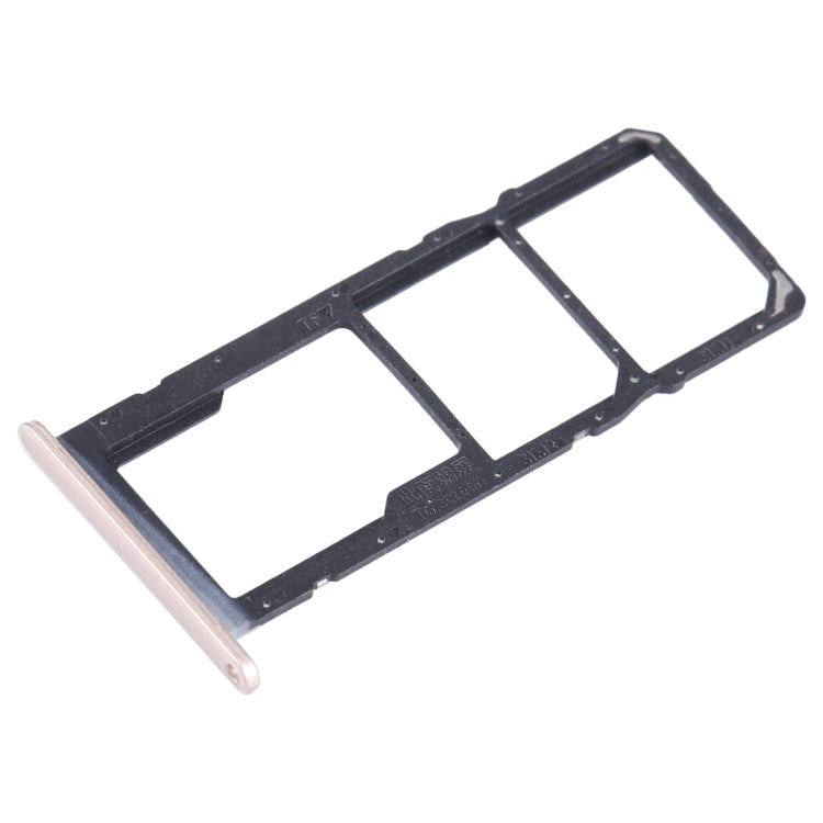 For Honor X10 Lite SIM + SIM + Micro SD Card Tray (Gold) - Card Tray by buy2fix | Online Shopping UK | buy2fix