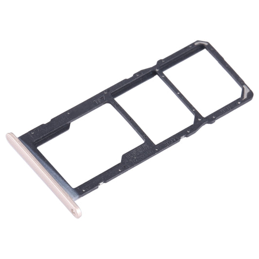 For Honor X10 Lite SIM + SIM + Micro SD Card Tray (Gold) - Card Tray by buy2fix | Online Shopping UK | buy2fix