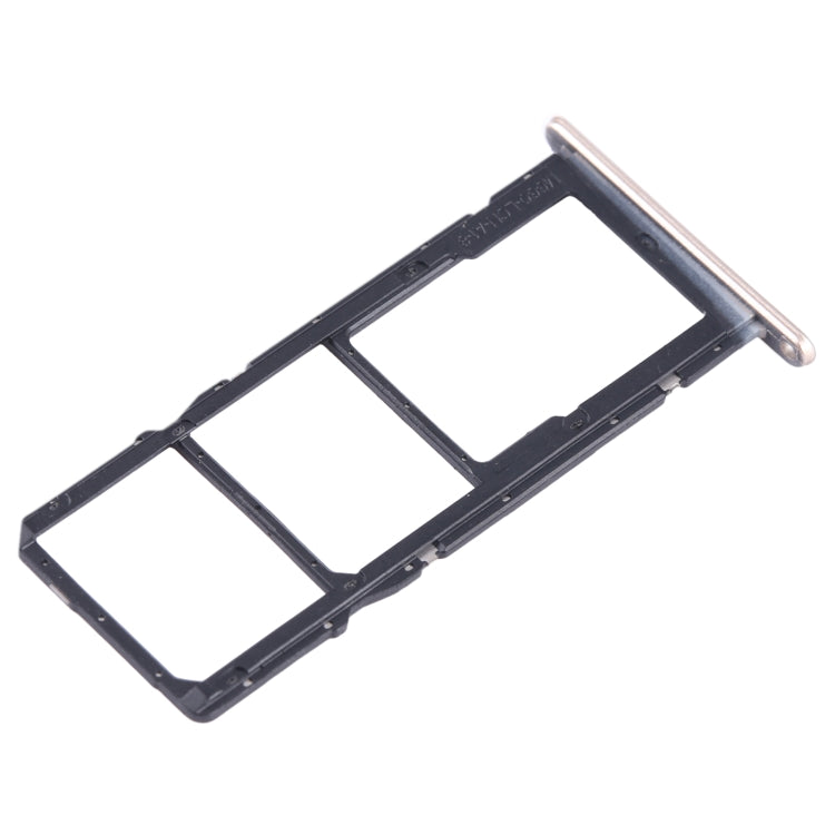 For Honor X10 Lite SIM + SIM + Micro SD Card Tray (Gold) - Card Tray by buy2fix | Online Shopping UK | buy2fix