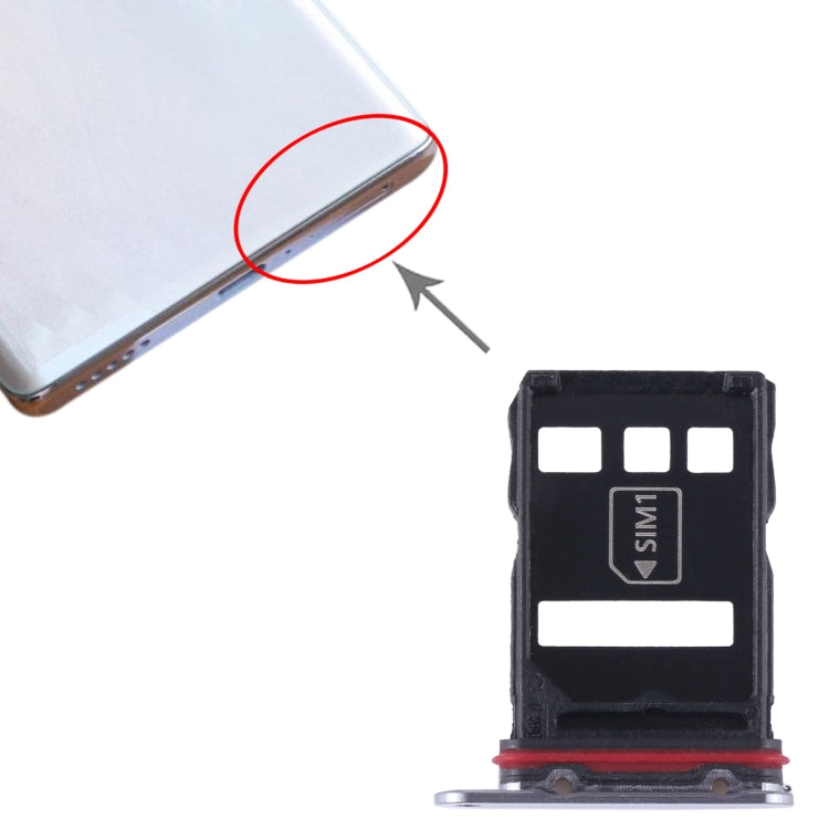 For Honor Magic5 Pro SIM + NM Card Tray (Black) - Card Tray by buy2fix | Online Shopping UK | buy2fix