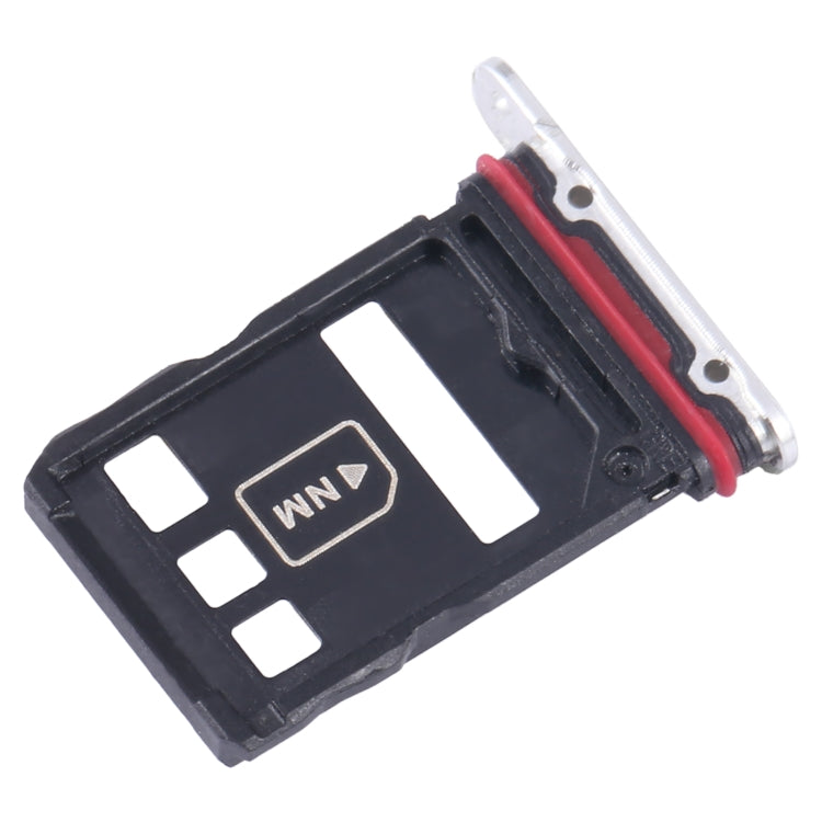 For Honor Magic5 Pro SIM + NM Card Tray (Silver) - Card Tray by buy2fix | Online Shopping UK | buy2fix