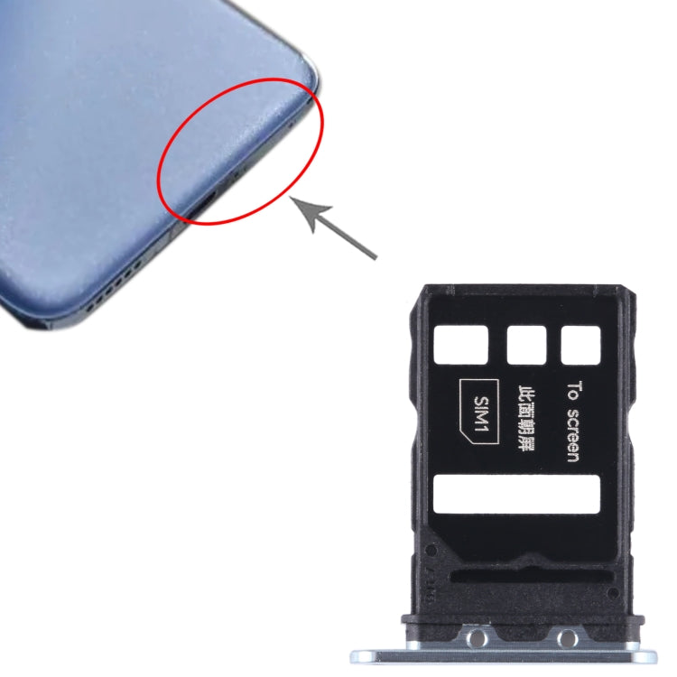 For Honor Magic5 SIM + SIM Card Tray (Green) - Card Tray by buy2fix | Online Shopping UK | buy2fix