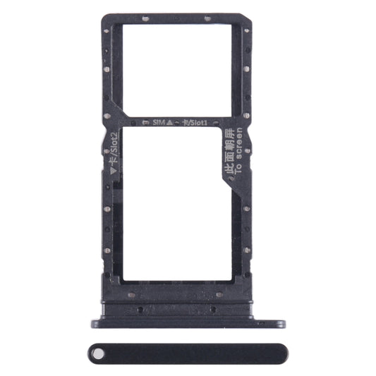 For Honor Play 5T SIM + SIM Card Tray (Black) - Card Tray by buy2fix | Online Shopping UK | buy2fix
