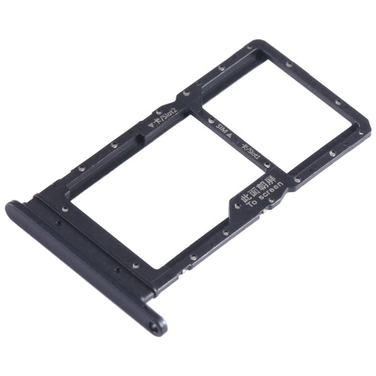 For Honor Play 5T SIM + SIM Card Tray (Black) - Card Tray by buy2fix | Online Shopping UK | buy2fix