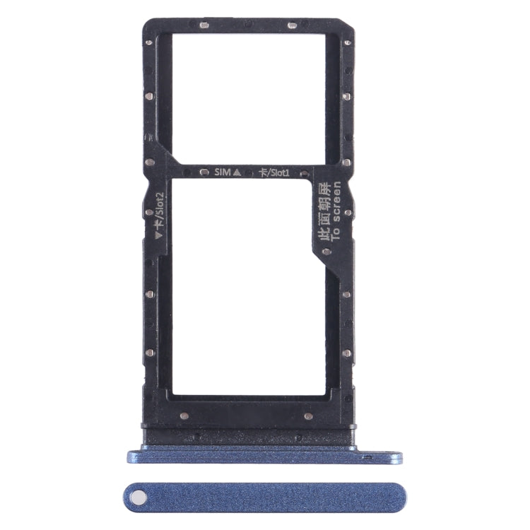 For Honor Play 5T SIM + SIM Card Tray (Blue) - Card Tray by buy2fix | Online Shopping UK | buy2fix