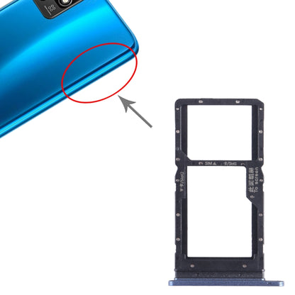 For Honor Play 5T SIM + SIM Card Tray (Blue) - Card Tray by buy2fix | Online Shopping UK | buy2fix