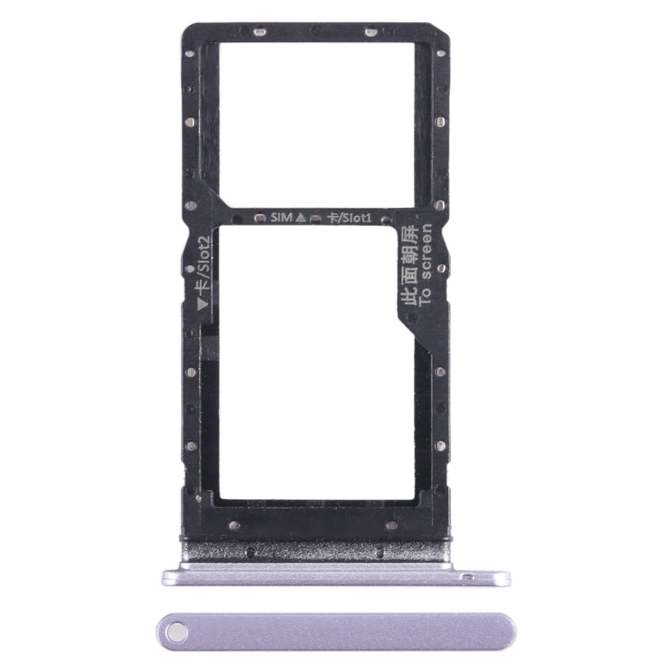 For Honor Play 5T SIM + SIM Card Tray (Purple) - Card Tray by buy2fix | Online Shopping UK | buy2fix