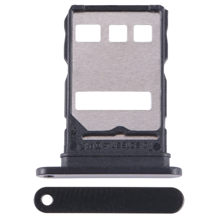 For Honor X9a SIM Card Tray (Black) - Card Tray by buy2fix | Online Shopping UK | buy2fix
