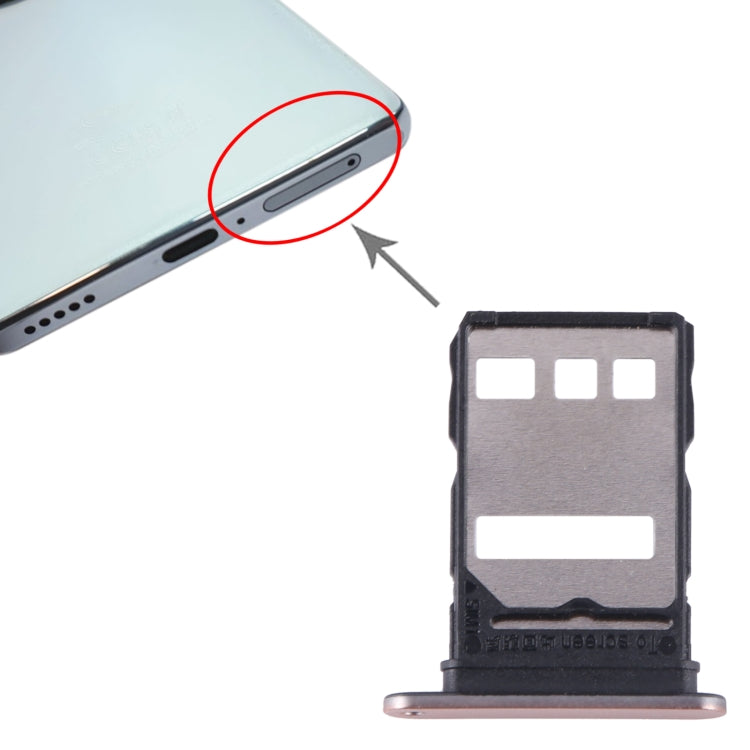 For Honor X9a SIM Card Tray (Gold) - Card Tray by buy2fix | Online Shopping UK | buy2fix