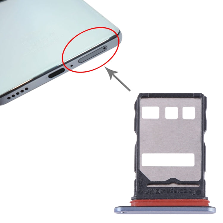 For Honor X9a SIM Card Tray (Silver) - Card Tray by buy2fix | Online Shopping UK | buy2fix