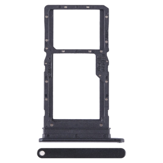 For Honor X7a SIM + SIM / Micro SD Card Tray (Black) - Card Tray by buy2fix | Online Shopping UK | buy2fix