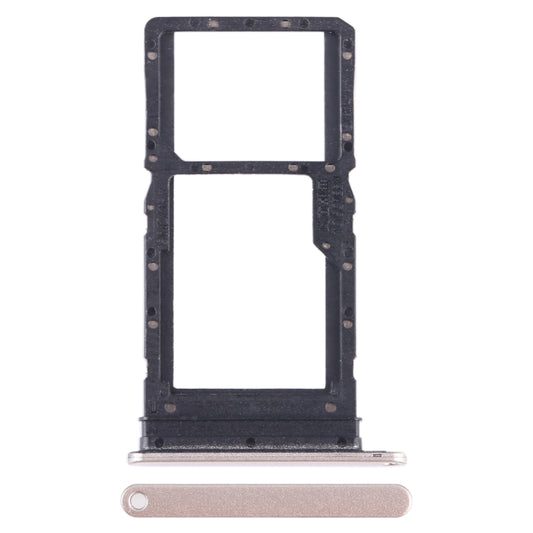 For Honor X7a SIM + SIM / Micro SD Card Tray (Gold) - Card Tray by buy2fix | Online Shopping UK | buy2fix