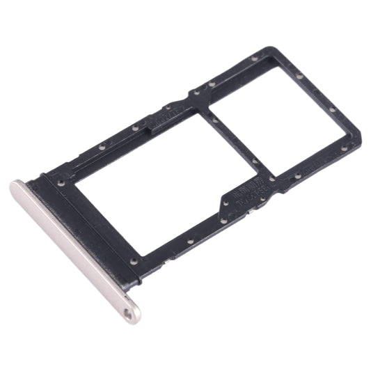 For Honor X7a SIM + SIM / Micro SD Card Tray (Gold) - Card Tray by buy2fix | Online Shopping UK | buy2fix