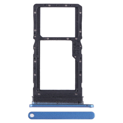 For Honor X7a SIM + SIM / Micro SD Card Tray (Blue) - Card Tray by buy2fix | Online Shopping UK | buy2fix