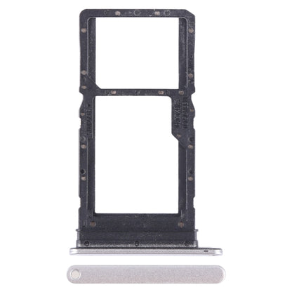 For Honor X7a SIM + SIM / Micro SD Card Tray (Silver) - Card Tray by buy2fix | Online Shopping UK | buy2fix