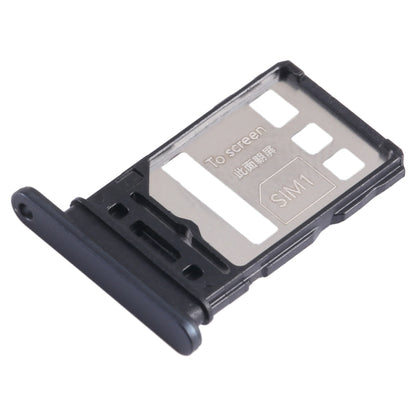 For Honor 80 Pro Flat SIM + SIM Card Tray (Black) - Card Tray by buy2fix | Online Shopping UK | buy2fix