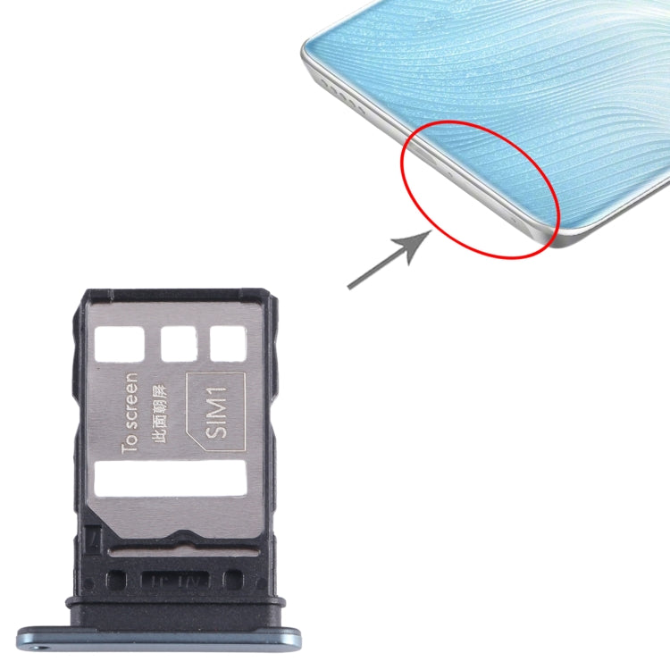 For Honor 80 Pro Flat SIM + SIM Card Tray (Green) - Card Tray by buy2fix | Online Shopping UK | buy2fix