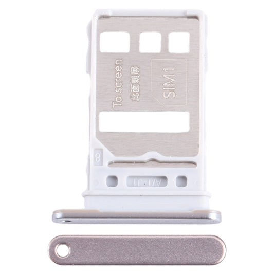 For Honor 80 Pro Flat SIM + SIM Card Tray (Silver) - Card Tray by buy2fix | Online Shopping UK | buy2fix