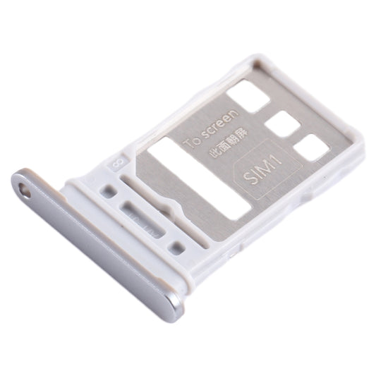 For Honor 80 Pro Flat SIM + SIM Card Tray (Silver) - Card Tray by buy2fix | Online Shopping UK | buy2fix
