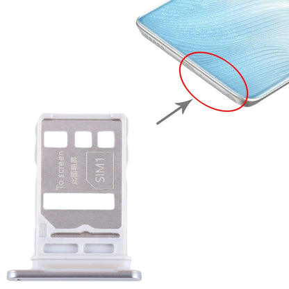 For Honor 80 GT SIM + SIM Card Tray (Silver) - Card Tray by buy2fix | Online Shopping UK | buy2fix