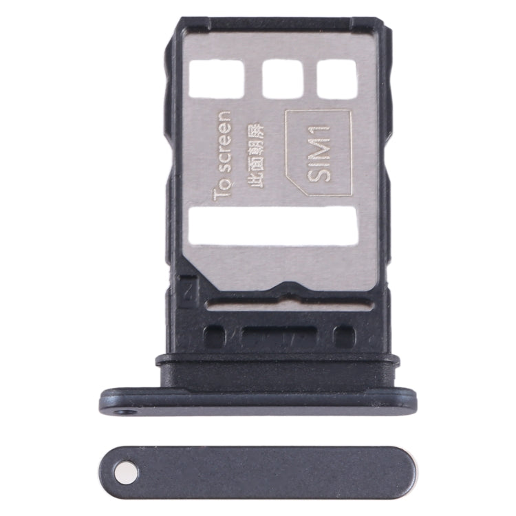 For Honor 80 SIM + SIM Card Tray (Black) - Card Tray by buy2fix | Online Shopping UK | buy2fix