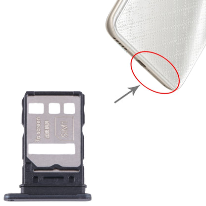 For Honor 80 SIM + SIM Card Tray (Black) - Card Tray by buy2fix | Online Shopping UK | buy2fix