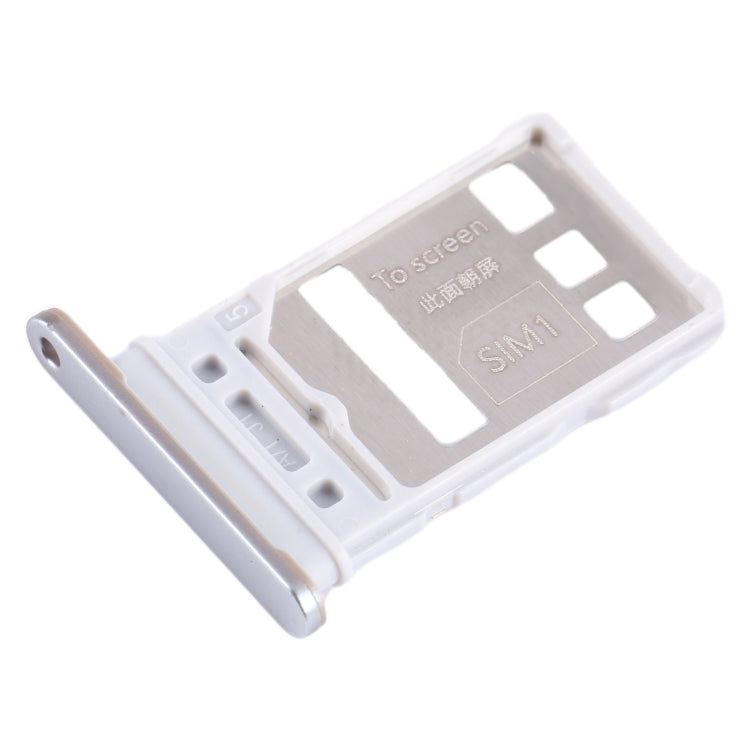 For Honor 80 SIM + SIM Card Tray (Silver) - Card Tray by buy2fix | Online Shopping UK | buy2fix
