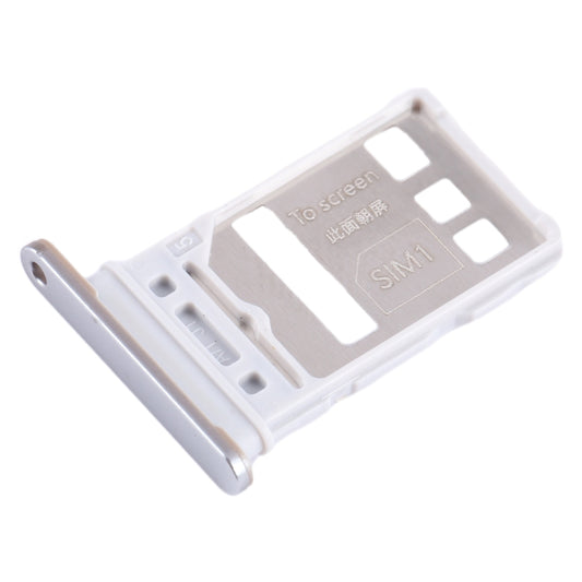 For Honor 80 SIM + SIM Card Tray (Silver) - Card Tray by buy2fix | Online Shopping UK | buy2fix