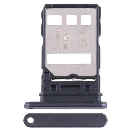 For Honor 80 Pro SIM + SIM Card Tray (Black) - Card Tray by buy2fix | Online Shopping UK | buy2fix