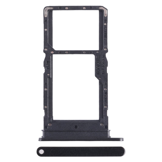 For Honor Play6C SIM + SIM / Micro SD Card Tray (Black) - Card Tray by buy2fix | Online Shopping UK | buy2fix