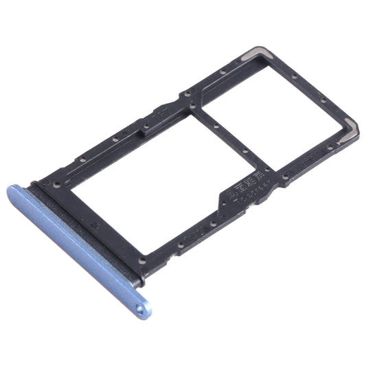 For Honor Play6C SIM + SIM / Micro SD Card Tray (Blue) - Card Tray by buy2fix | Online Shopping UK | buy2fix