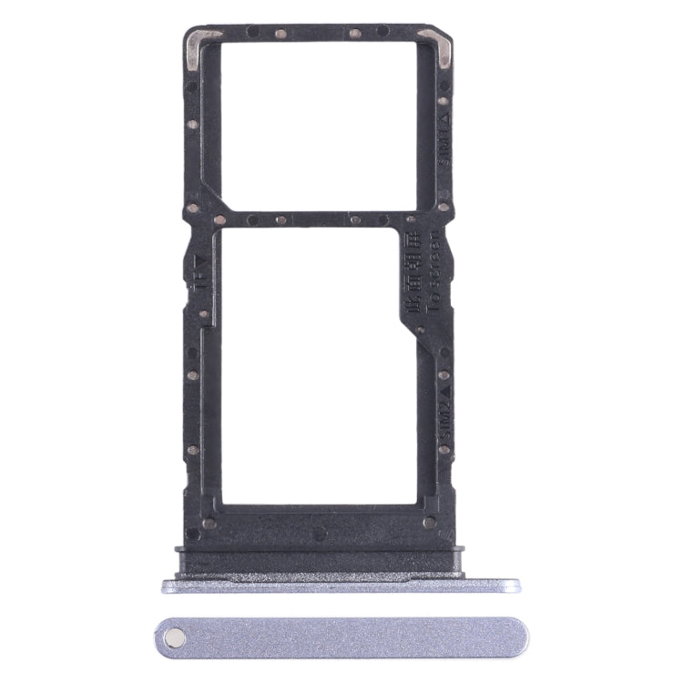 For Honor Play6C SIM + SIM / Micro SD Card Tray (Purple) - Card Tray by buy2fix | Online Shopping UK | buy2fix