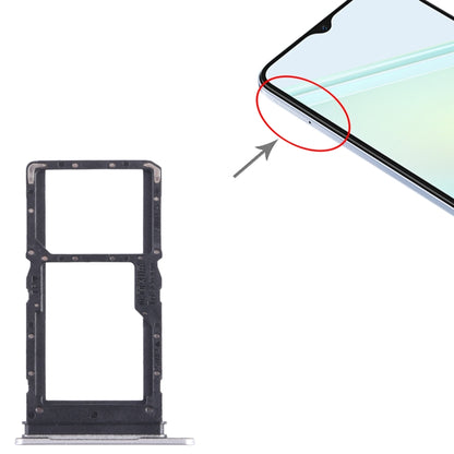 For Honor Play6C SIM + SIM / Micro SD Card Tray (Silver) by buy2fix