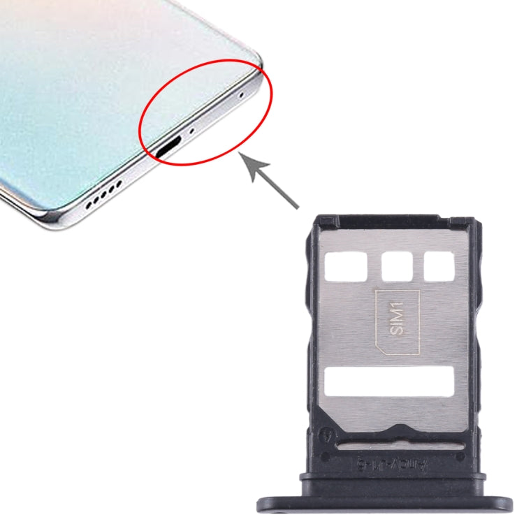 For Honor X40 GT SIM Card Tray (Black) - Card Tray by buy2fix | Online Shopping UK | buy2fix