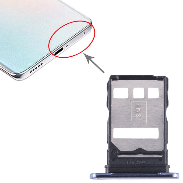 For Honor X40 GT SIM Card Tray (Silver) - Card Tray by buy2fix | Online Shopping UK | buy2fix