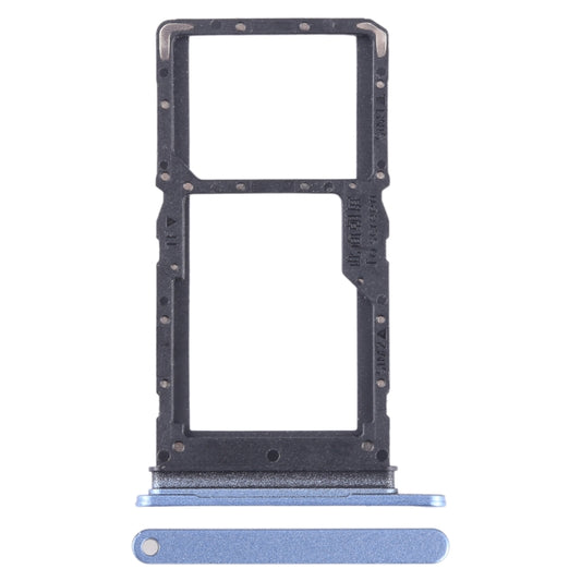 For Honor X6 SIM + SIM / Micro SD Card Tray (Blue) - Card Tray by buy2fix | Online Shopping UK | buy2fix
