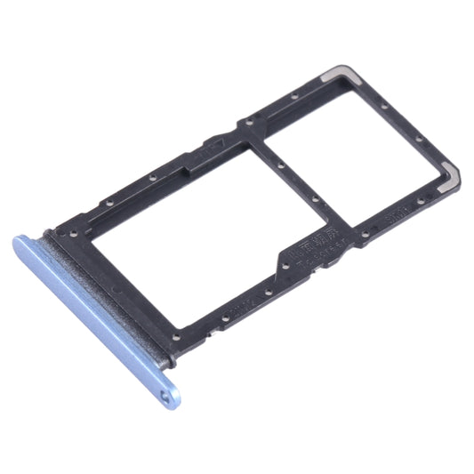 For Honor X6 SIM + SIM / Micro SD Card Tray (Blue) - Card Tray by buy2fix | Online Shopping UK | buy2fix