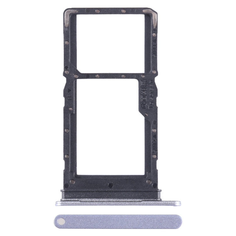 For Honor X6 SIM + SIM / Micro SD Card Tray (Purple) - Card Tray by buy2fix | Online Shopping UK | buy2fix