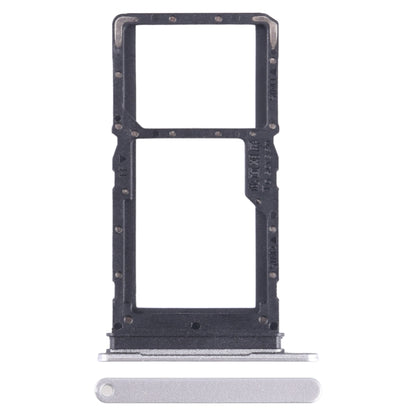 For Honor X6 SIM + SIM / Micro SD Card Tray (Silver) - Card Tray by buy2fix | Online Shopping UK | buy2fix