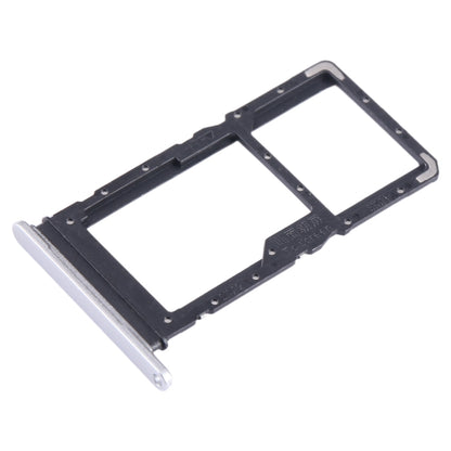 For Honor X6 SIM + SIM / Micro SD Card Tray (Silver) - Card Tray by buy2fix | Online Shopping UK | buy2fix
