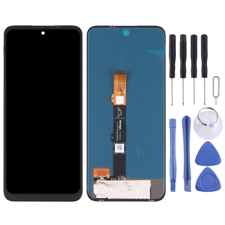 AMOLED Material LCD Screen and Digitizer Full Assembly For Motorola Moto G42 by buy2fix