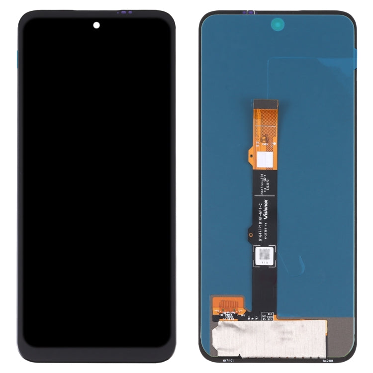 AMOLED Material LCD Screen and Digitizer Full Assembly For Motorola Moto G42 by buy2fix