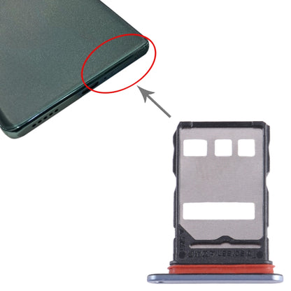 For Honor X40 SIM Card Tray (Silver) - Card Tray by buy2fix | Online Shopping UK | buy2fix